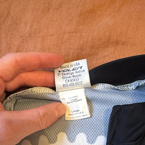 Voler Hammer Nutrition Coffee Cycling Jersey - Large - Picture 2 of 3